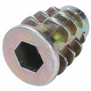 50pcs M5x13mm Screw to Nut Interface Insert Thread for Wood Furniture F9E1