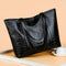 Retro Crocodile Leather Women Handbag Large Capacity Shoulder Shopping Bag