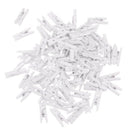 50x Mini Small Natural Wooden Craft Pegs Clothes Paper Photo Hanging Spring Clip