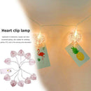 10LED Heart Clip Fairy String Light Wedding Party Holiday Decorative Lamp