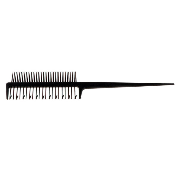 Professional 2-Way Plastic Weaving Sectioning Foiling Comb For Hair