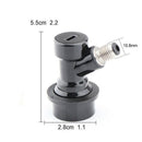 2Pcs Home Brew Beer Keg Connector Dispenser Thread Head Ball Lock Keg Disco D9K3