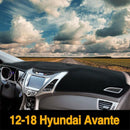3X(Car Dashboard Cover for Hyundai Elantra Avante 2012 2013 2014 2015 Dash