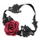 2pcs Wedding Garters Red Rose Lace Floral Sexy Garters Bride Bridal Leg Gart Kw