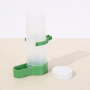 Plastic squirrel bird seed water feeder tube garden indoor outdoor green&whiteOZ