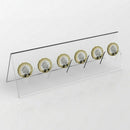Coin Holder Clear Transparent Acrylic Display Stand Storage Frame Collection