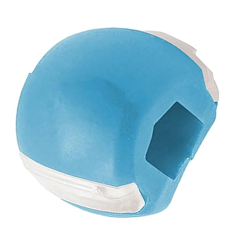 Jawline Exercise Fitness Ball Double Chin Reducer Face Lift Chiseled blue