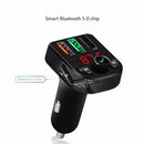 Car Bluetooth 5.0 Player, Wireless FM Transmitter, Voice Navigation Playbac I3Z1
