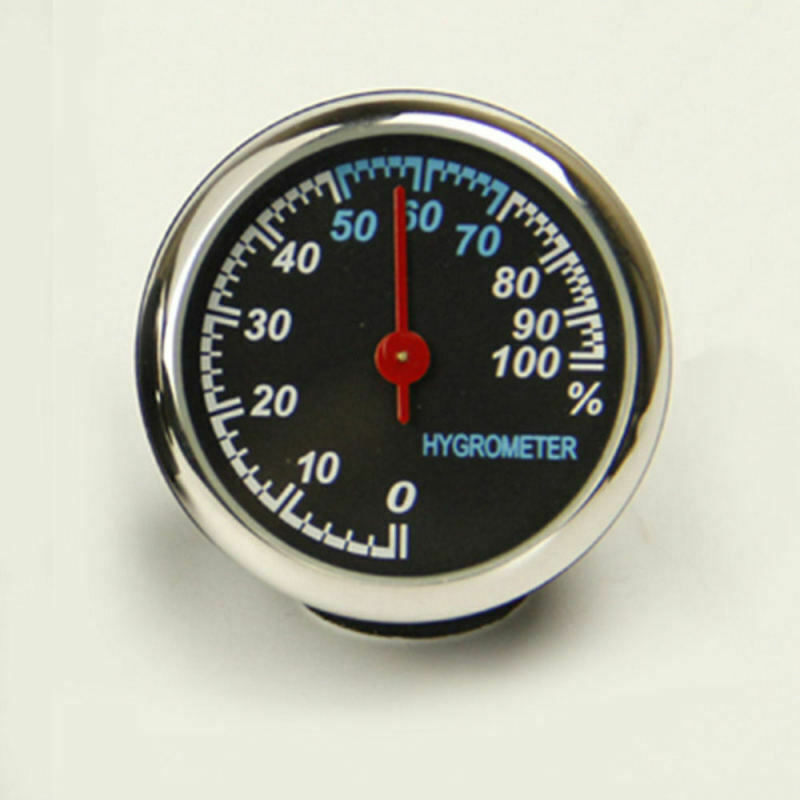 Car Dashboard luminous Quartz Digital Clock Thermometer Hygrometer Orname MRR