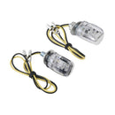 LED Black Micro Mini Tiny Motorcycle Small Indicators Turn Signals MotorBi GSF