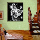 Crystal Butterfly Diamond Painting Embroidery DIY Paint By Number Kit Decor