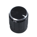 17mm x 16mm Plastic Potentiometer Control Volume Rotary Knob Cap Black I2Z7