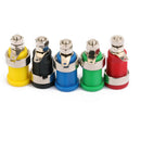 5pcs 4mm Insulated Speaker Banana Plugs Binding Posts Socket Connectors DIY