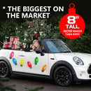 Pack of 6 Reflective Christmas Car Decorations Decals Holiday Lights Magnet DIY