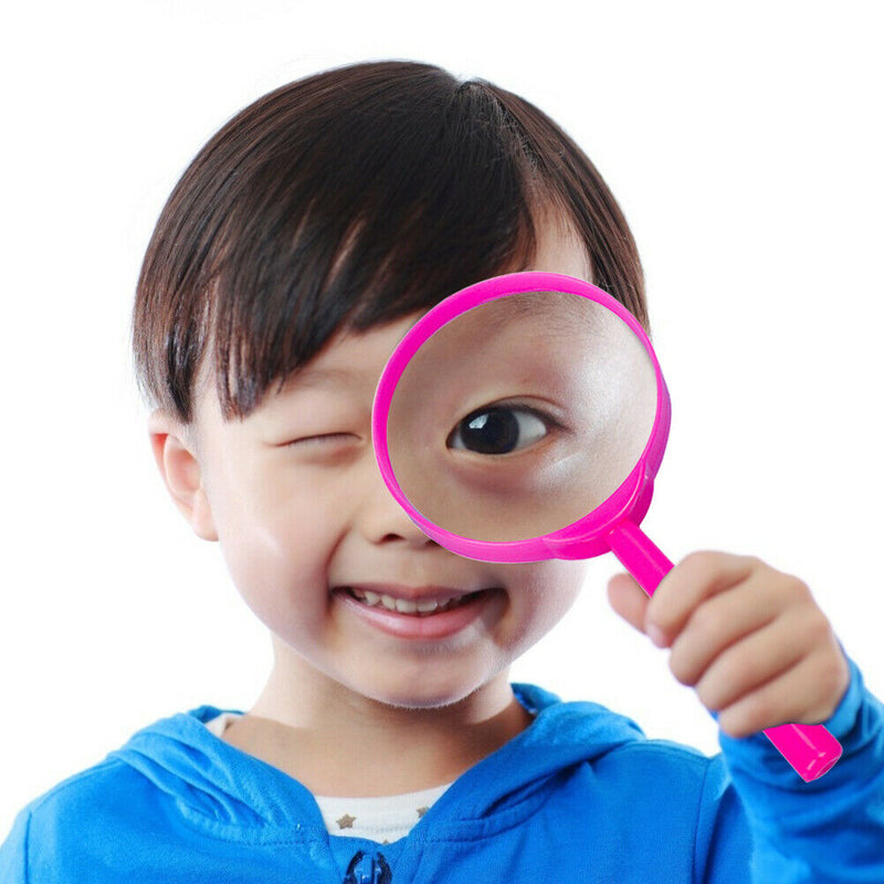 2pcs Kids Magnifier Reducing Lens Science Educational Toys Random Color