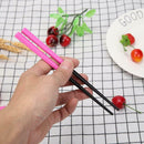 Portable Travel Set ABS Plastic Tableware 3 Piece Set Folding Combination