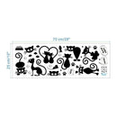 Cute Cat Removable Wall Stickers DIY Switch Decals Home Kids Bedroom Decor