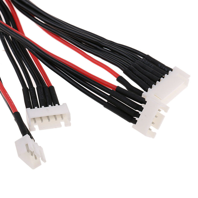 4x 2S 3S 4S 6S 20cm Lipo Balance Wire Extension Lipo Charger Cable