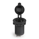 1x Black Car Auto SUV Motorcycle Boat Cigarette Lighter Socket Power Plug Outlet