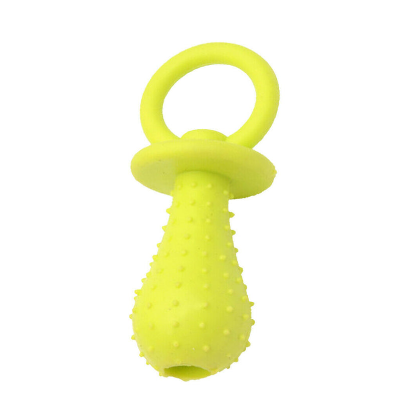 6Pcs Rubber Pacifier for Pet Toys Dog Cat Puppy Chew Toys with Bell Sound Inside