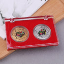 2pcs the Chinese zodiac pig anniversary coins commemorative coins tourism art M&
