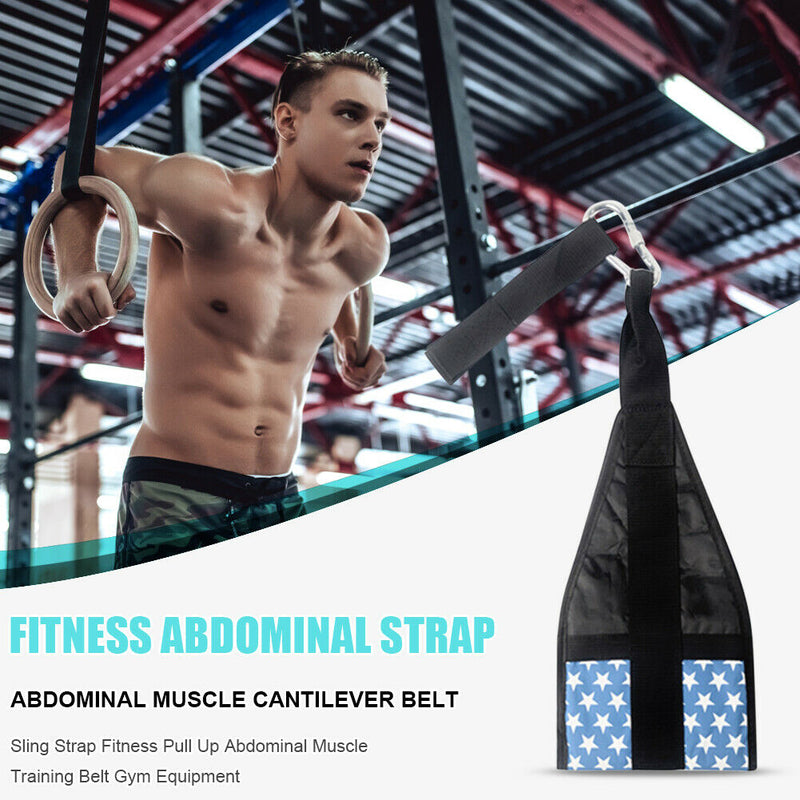 Sling Strap Fitness Pull Up Abdominal Muscle Training Belt Gym Equipment