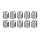 10pcs Chrome Copper Car Motorcycle Wheel Tire Valve Stem Caps Dust Covers