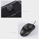 1X(Sunrose T26S Splashproof Usb Wired 104 Keys Keyboard & Mouse Set For Hom