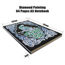 Peacock Pattern Diamond Painting Cover Notebook Diary Diary Writing Notes D T1G3