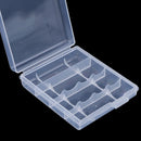 5Pcs Plastic Battery Holder Case For 4 AA AAA 14500 10440 Battery Storage  BX