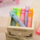 6x/set FLUORESCENT HIGHLIGHTER MARKER PENS Assorted / Colours School-Pack O U0F5