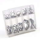 70Pcs/Lots Assorted Fishing Sharpened Hook Lure Tackle Bait  Hooks Box-