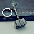 Marvel The Avengers Thor Thor's Hammer Mjolnir Pewter Metal Keyring KeyChain lj