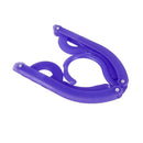 6pcs Clothes Hangers Folding Portable Plastic Travel Clothes Hanger with An U8A2