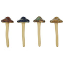 Garden Ornaments Ceramic Mushrooms Statues Fairy Garden Decorations in