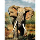 Art Full Round Drill Elephant 5D Kit DIY Diamond Painting Drawing (LD484)