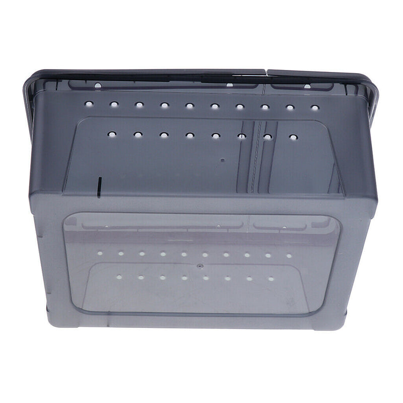 2pcs Pet Reptile Spider Breeding Box Transport Case Feeding Hatching Tank
