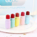 5Pcs /Set Capsule Lipstick Lasting Non-Stick Cup Moisturizing Makeup Lipsti N2F5