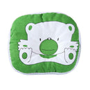 Newborn Infant Soft Neck Head Shape Baby Shaping Pillow (green)