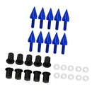 10 Pieces Universal Windscreen Windshield Bolts Screw Bolts Kit 5mm  Blue