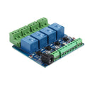 Modbus RTU 4 Way Relay Module 4 Switch Volume Road Input 485 Communication