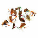 12pcs Fly Fishing Hooks Fishing Lure Feather Steel Bait Hook Tackle H9X9
