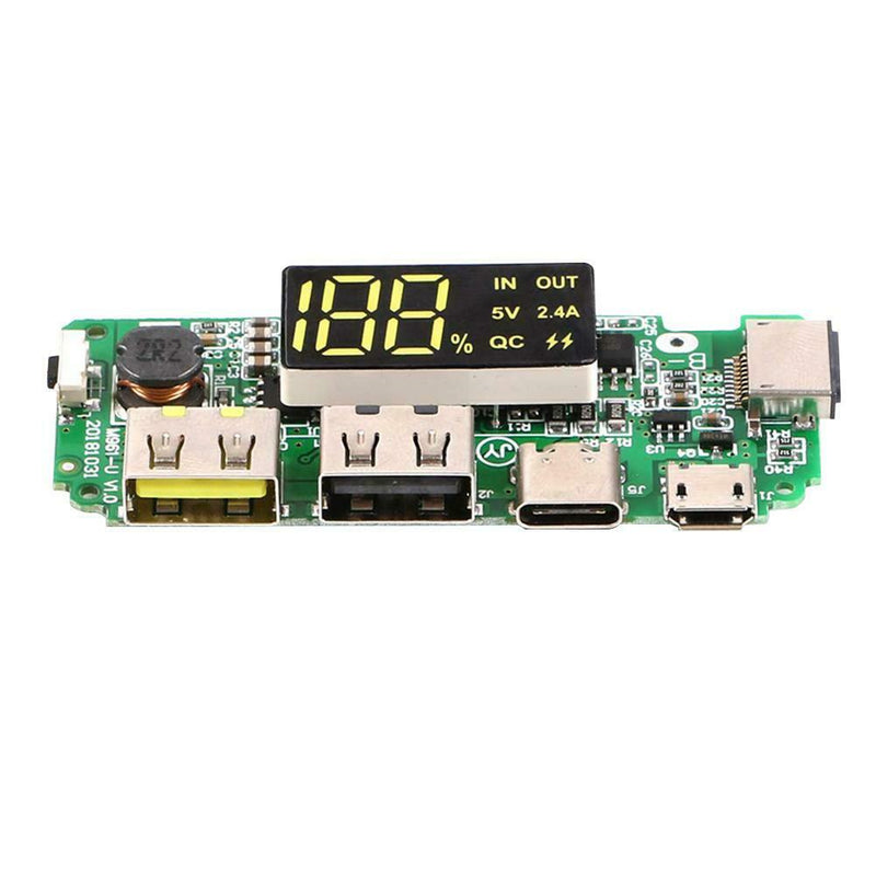 Digital USB Mobile Power Bank Charging Module Lithium Battery Charger Board 1pc