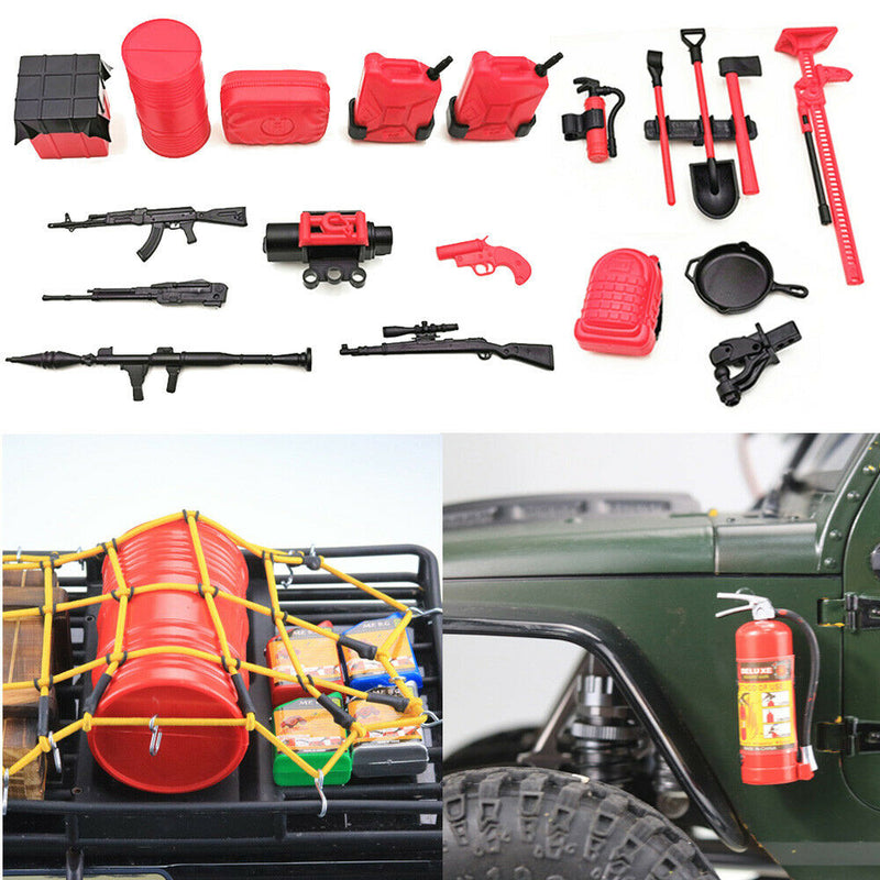 DIY RC Car Parts Tow Shackle Hook Box Oil Tank Net For 1/16 WPL B14 B16 C24 C34