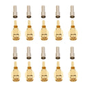 10pcs SMA Male Crimp Straight RF Coaxial Connector For RG316 RG174 Cable