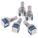 5 Pcs Band Switch Rotary Switch Gear Change Switch 2 Pole 4 Position RS10%!