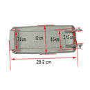 Gray Leather Armrest Center Console Lid Cover For Audi A4 S4 A6 2000-2008