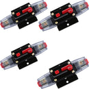 4Pcs Manual Waterproof 30A Circuit Breaker Car Automatic