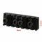 7 String Locking Nut Electric Guitar Nut Tremolo Bridge 48mm (Black)