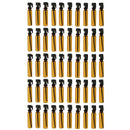 100Pcs 1/2ML Amber Empty Bottle Glass Sample Botlles Fragrance Vials Containers